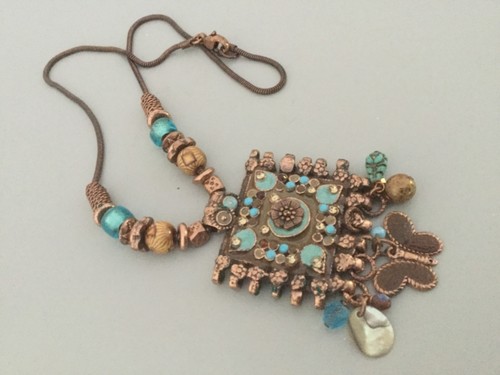 Collier gas vintage - gas, plaque
