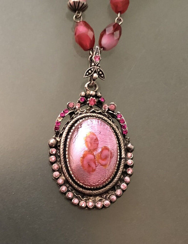 Superbe collier gas strass - collier,