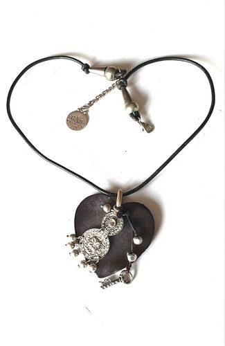 Collier gas cœur - collier,